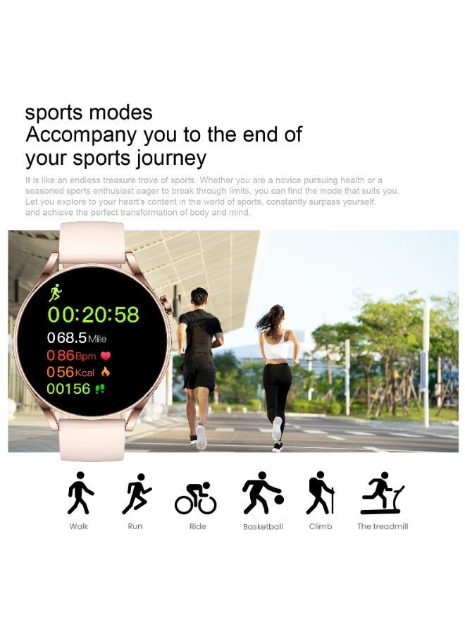 Trytoo Women Smart Watch Bluetooth Calling, 1.85” HD IPS Display, Heart Rate & Sleep Monitor, Custom Watch Faces, Waterproof Fitness Smartwatch - Image 3
